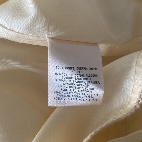 Anthropologie Maeve Tea Garden Sheath Dress Sleeveless Ivory Floral size 4 - Picture 6 of 13